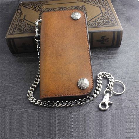 leather wallets for men with chain yorkdale|belt loop wallets for men.